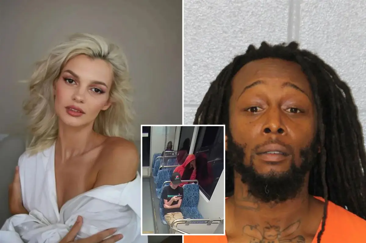 Disturbing footage reveals Iryna Zarutska's alleged murderer calmly leaving a Charlotte train following the deadly stabbing.