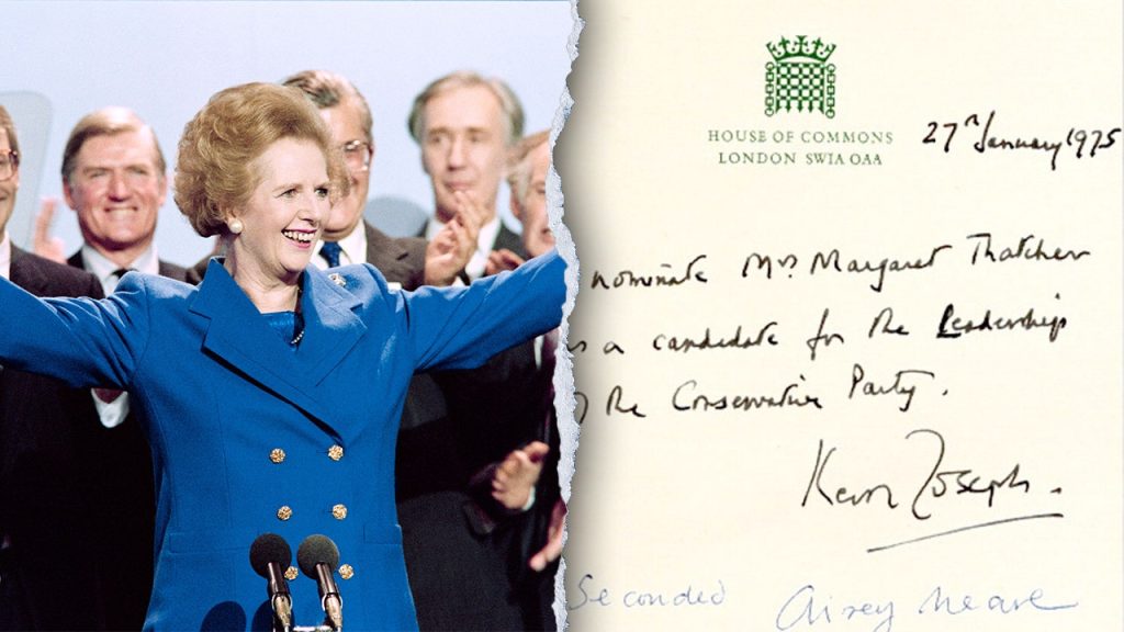 Document belonging to Margaret Thatcher discovered in garage set to be auctioned for $125,000