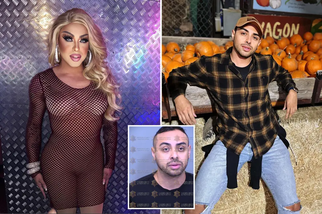 Drag queen Aubrey Ghalichi accused of engaging in sexual activity with a 13-year-old boy