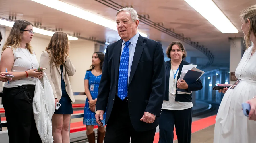 Durbin deeply moved by Pope Leo's backing for abortion rights