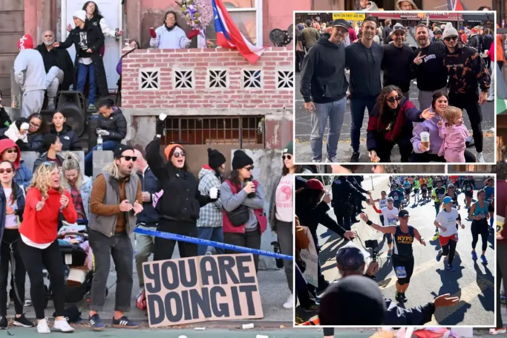 Eager NYC Marathon fans are just as passionate as the runners, but they also enjoy mimosas and bagels