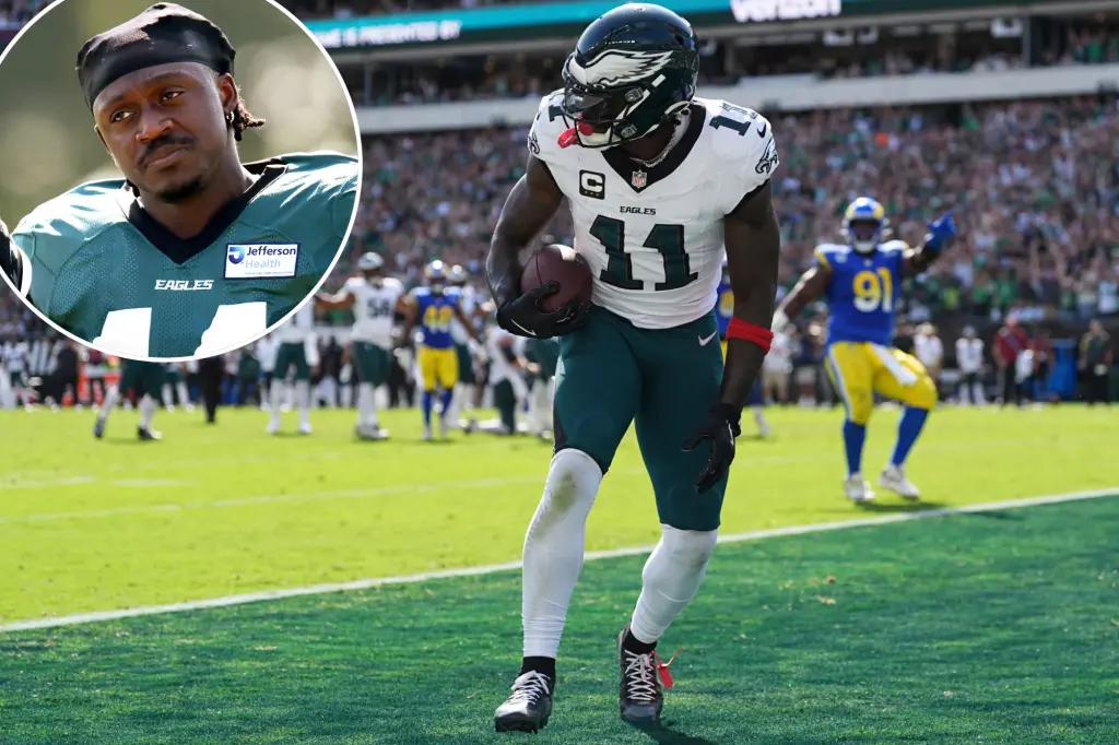 Eagles highly unlikely to trade A.J. Brown after a disappointing beginning