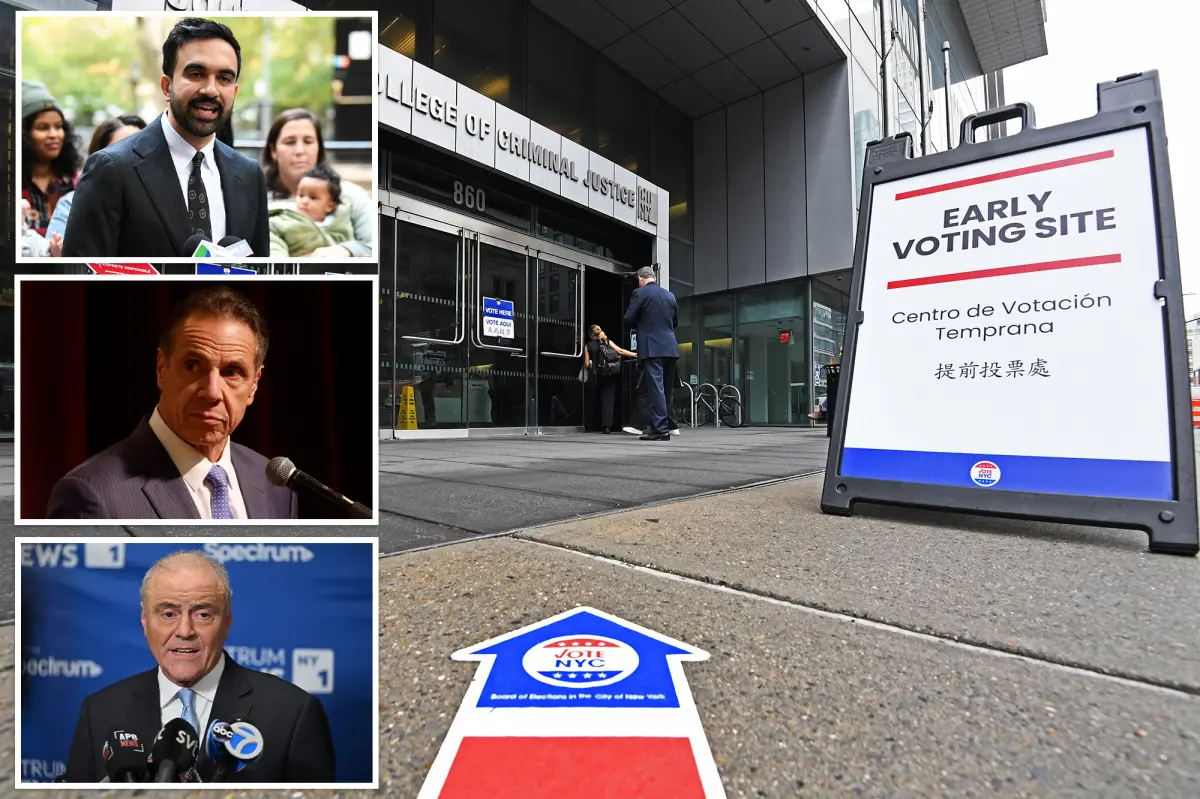 Early voting starts today for the mayoral election and other races in NYC.