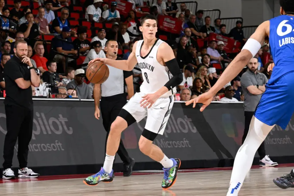 Egor Demin is ready to make his preseason debut with the Nets as the competition heats up.