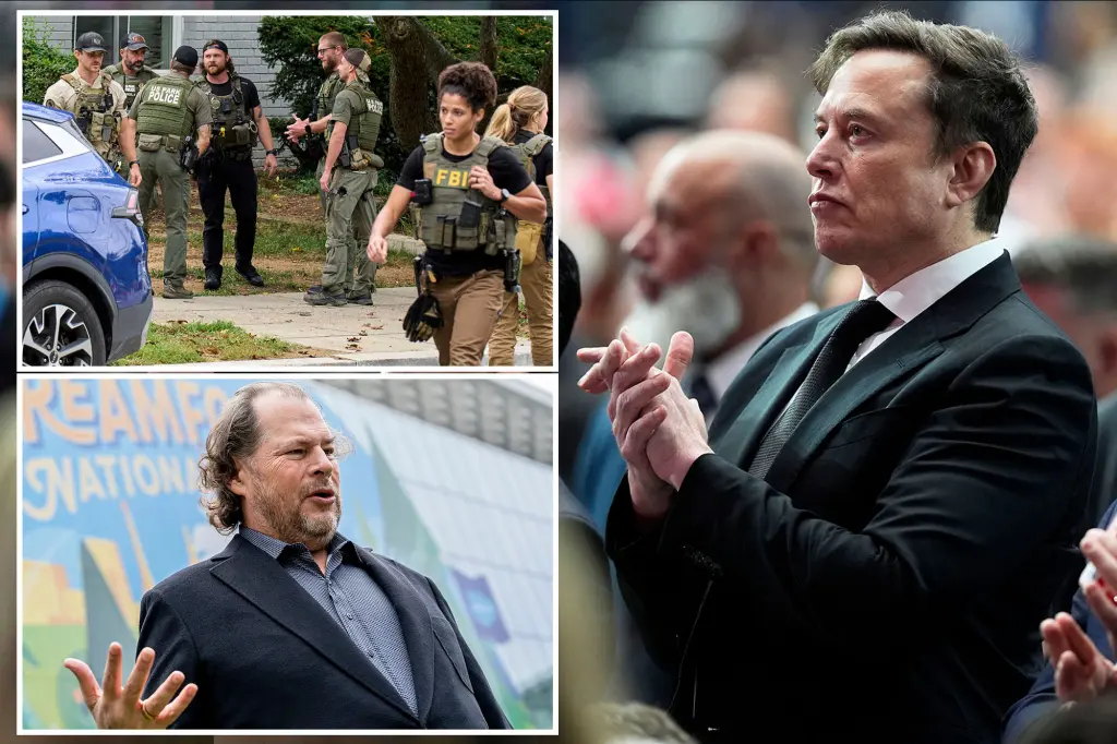 Elon Musk advocates for federal troops in San Francisco as Marc Benioff of Salesforce attempts to reconsider.