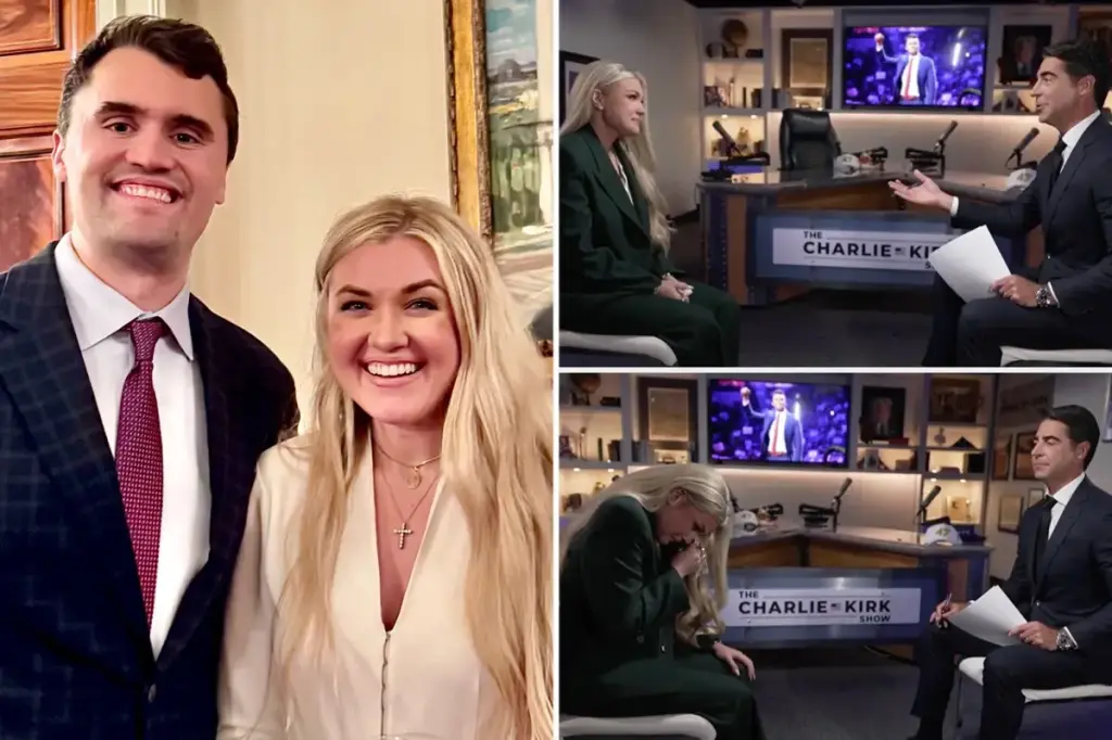 Erika Kirk refers to Charlie Kirk as 'the love of her life' in preview of her first interview since his death.