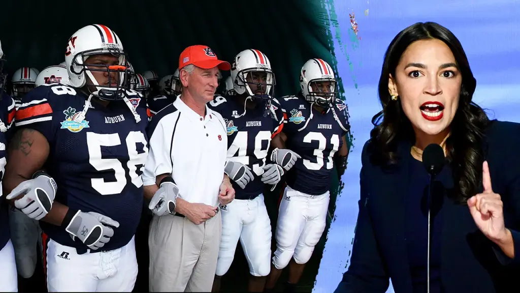Ex-coach Tuberville responds to AOC regarding comments about young men