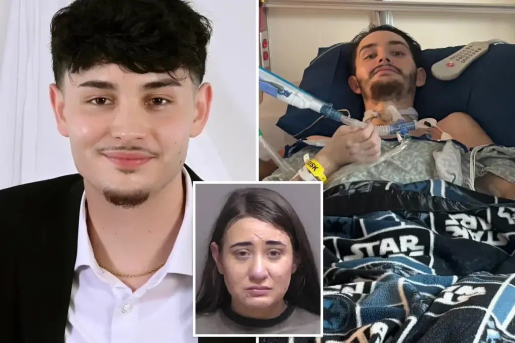 Expectant father awakens from coma to hold partner responsible for accident before passing away.