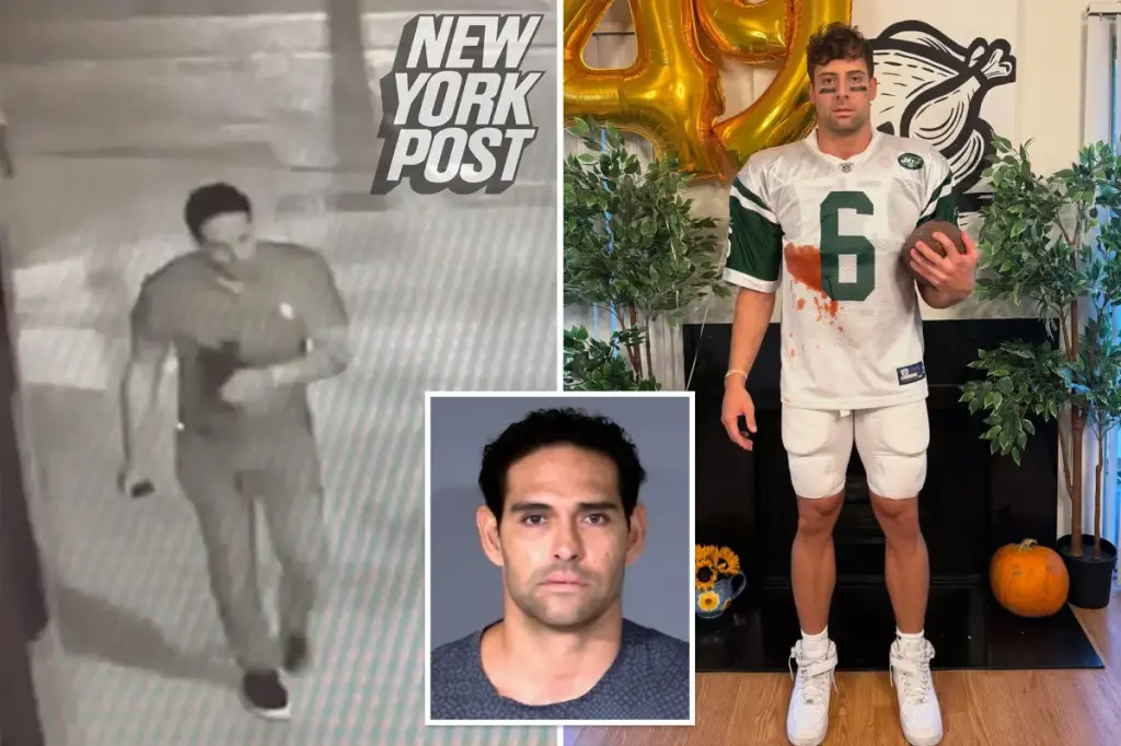 FBoy Island star makes fun of Mark Sanchez stabbing with a Halloween outfit