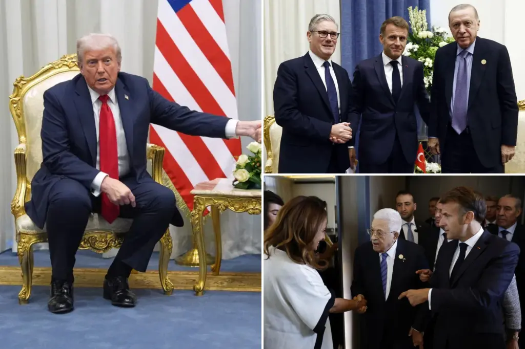 FIFA president and more than twenty global leaders join peace summit in Egypt as Netanyahu chooses not to attend