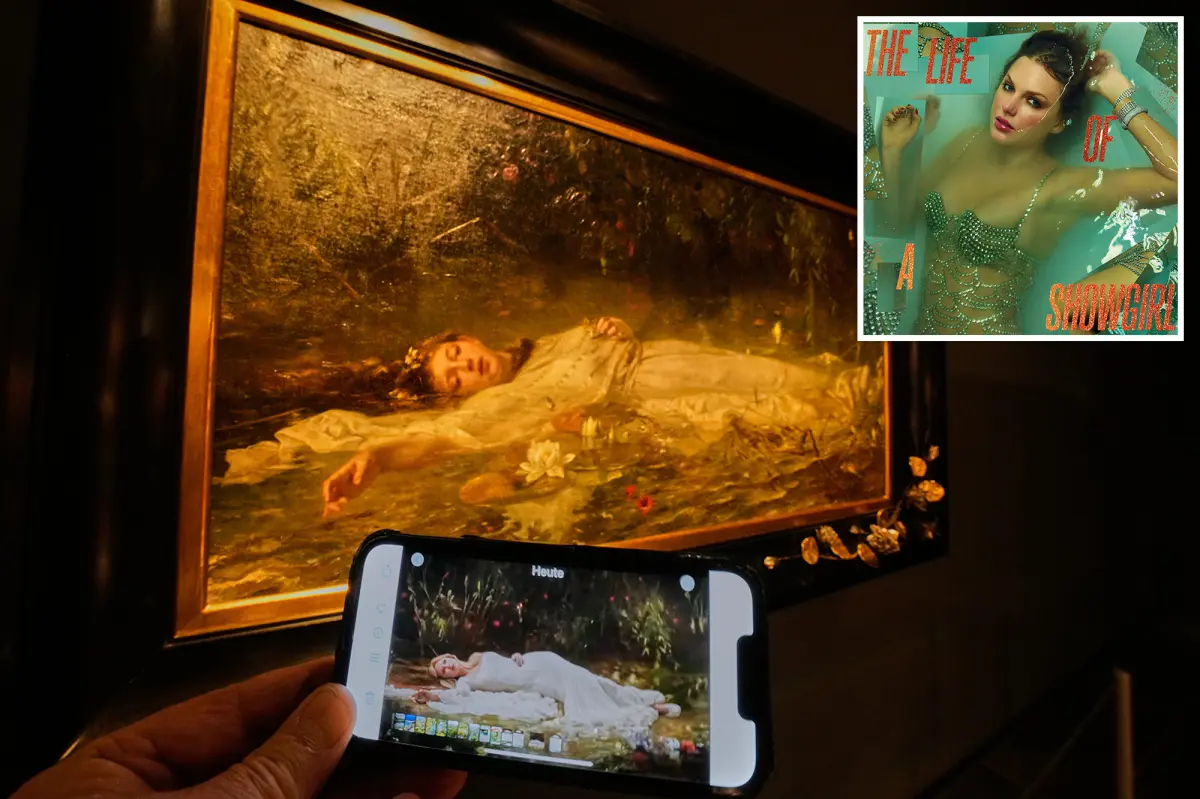 Fans of Taylor Swift are visiting a German museum to see a painting from her new video: 'It's been a surprise'