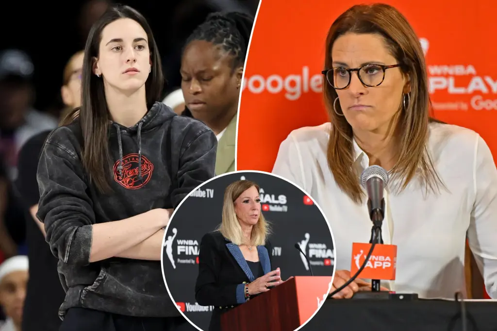 Fever coach labels Caitlin Clark a 'pawn' in 'others' stories' following WNBA criticism.