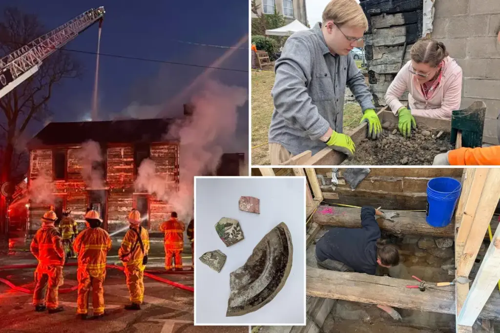 Fire at Overfield Tavern reveals early American history