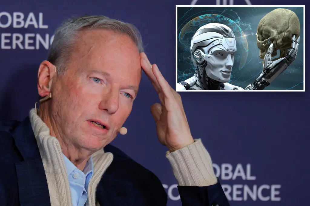 Former Google CEO Eric Schmidt cautions about dangerous AI models.