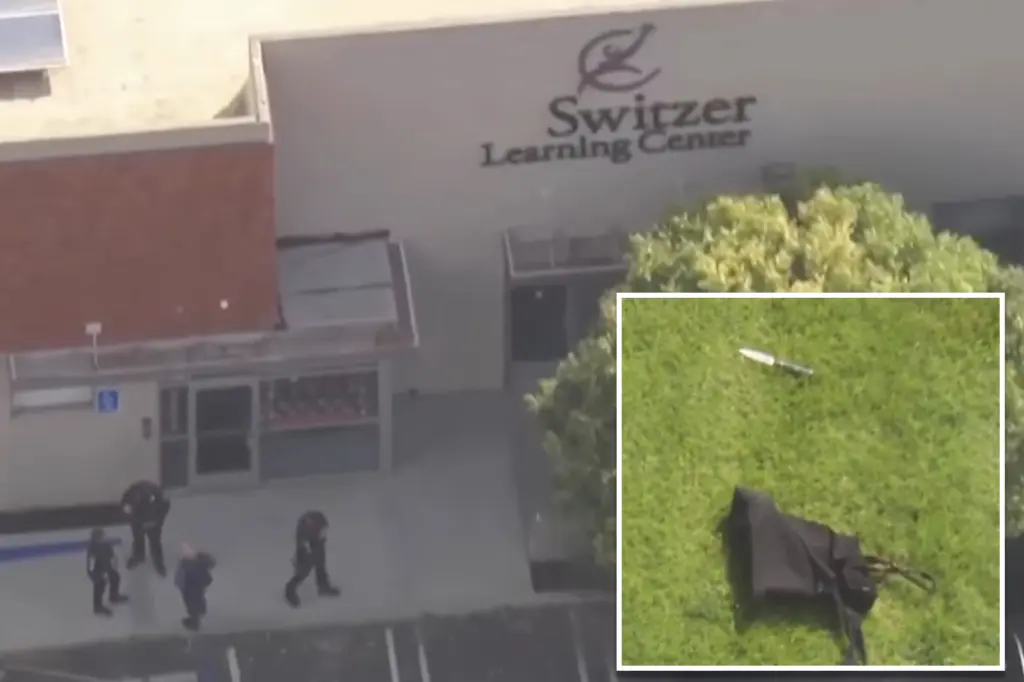 Former student reportedly attacks 3 staff members and places explosives near a California school for special needs.