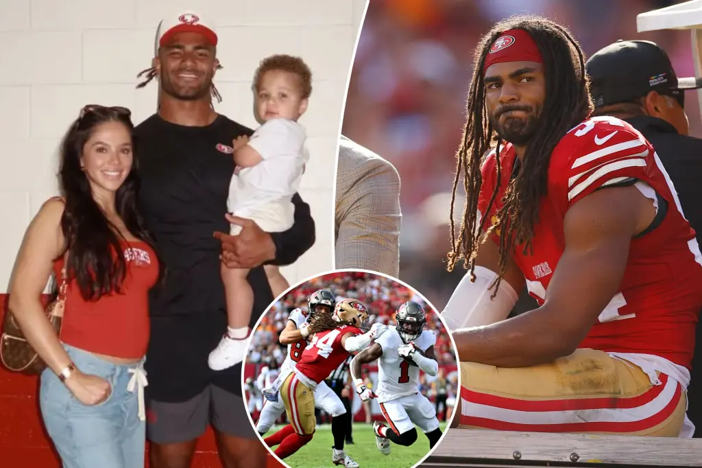 Fred Warner of the 49ers feels 'totally at peace' with his season-ending injury