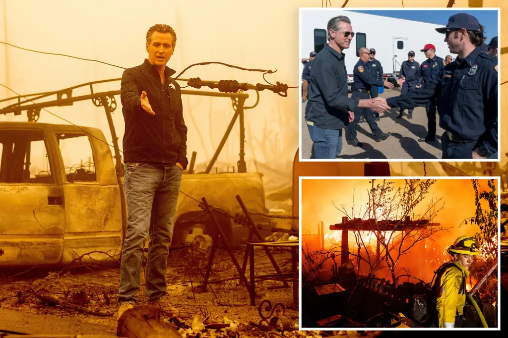 Gavin Newsom rejects pay increase for state firefighters, shortly after the destructive LA fire.