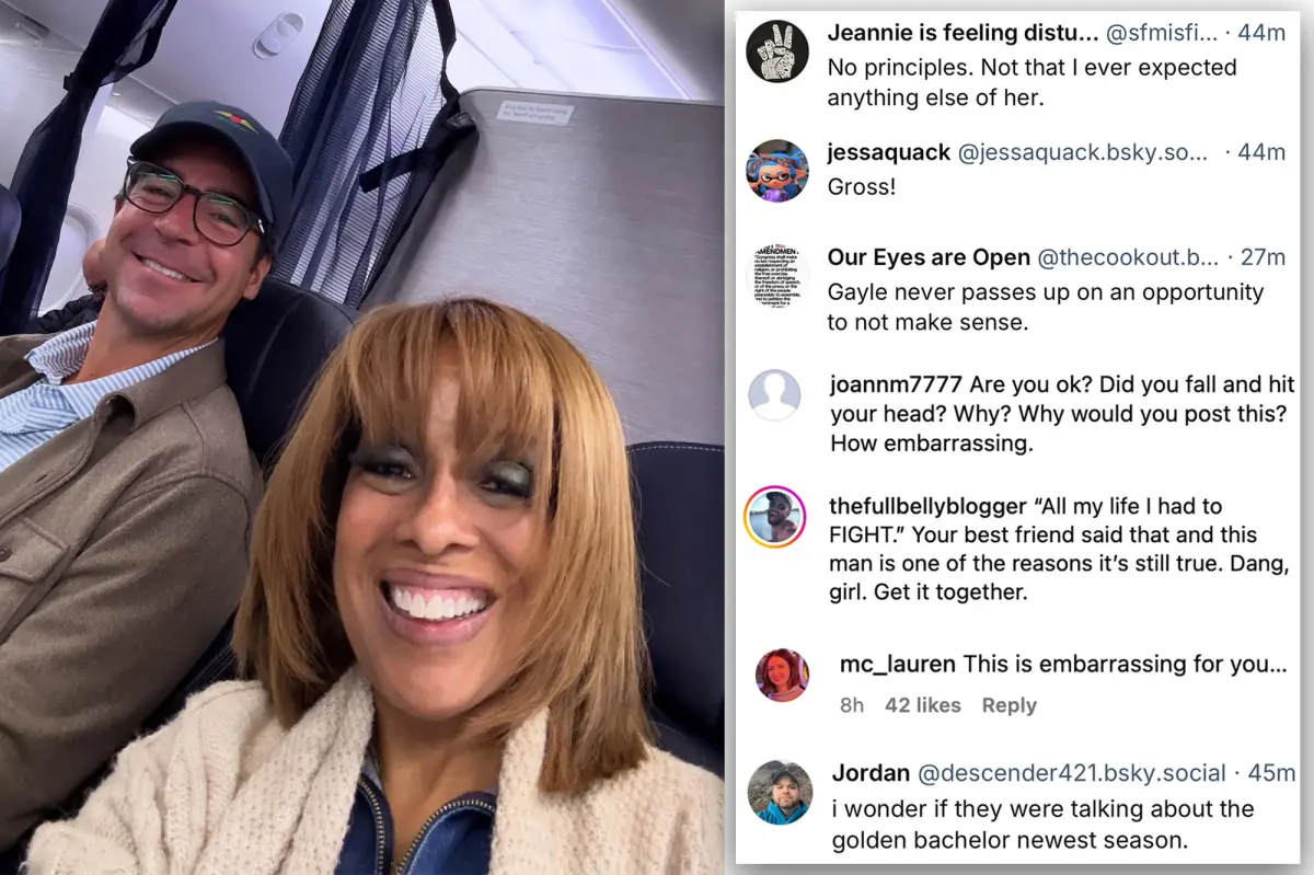 Gayle King's selfie with Jesse Watters sparks backlash from liberals
