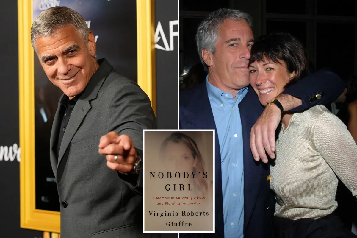 Ghislaine Maxwell stated that she engaged in a sexual act with George Clooney, according to Virginia Giuffre's memoir.
