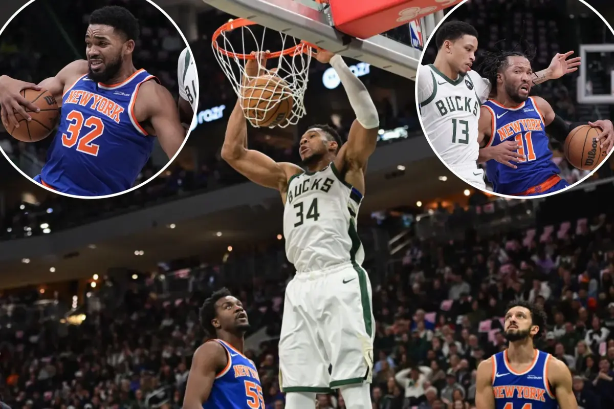 Giannis Antetokounmpo shines over Karl-Anthony Towns as Knicks lose to Bucks