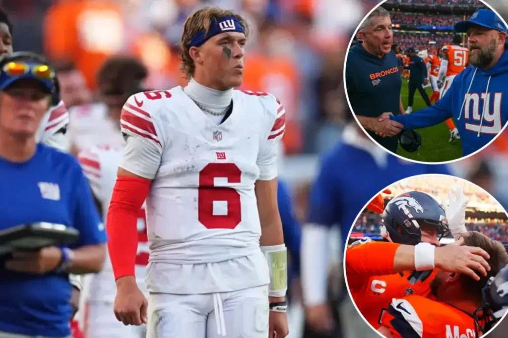 Giants squander Jaxson Dart's late efforts as angry Broncos comeback results in painful defeat