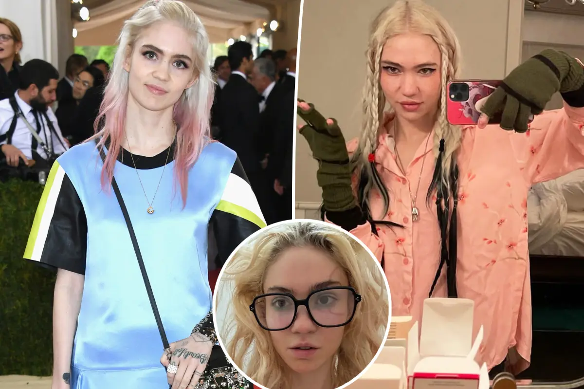 Grimes splits opinion among fans with her new face tattoo