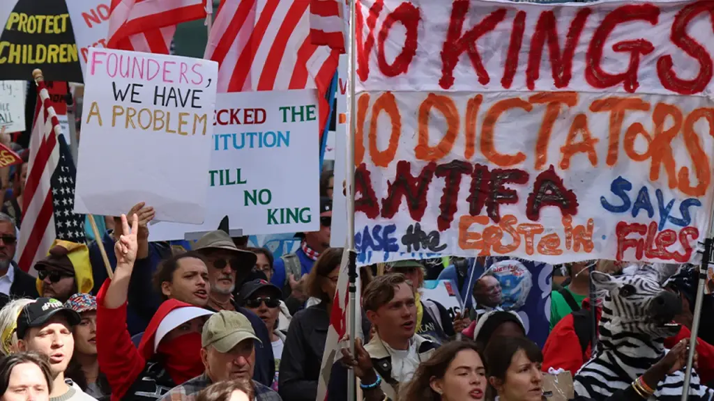 Group of NYU Communists commits to a Marxist uprising during 'No Kings' demonstrations
