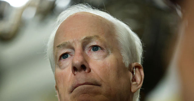 Gun Rights Supporters Protest Senator John Cornyn for Backing Biden's Gun Control Legislation