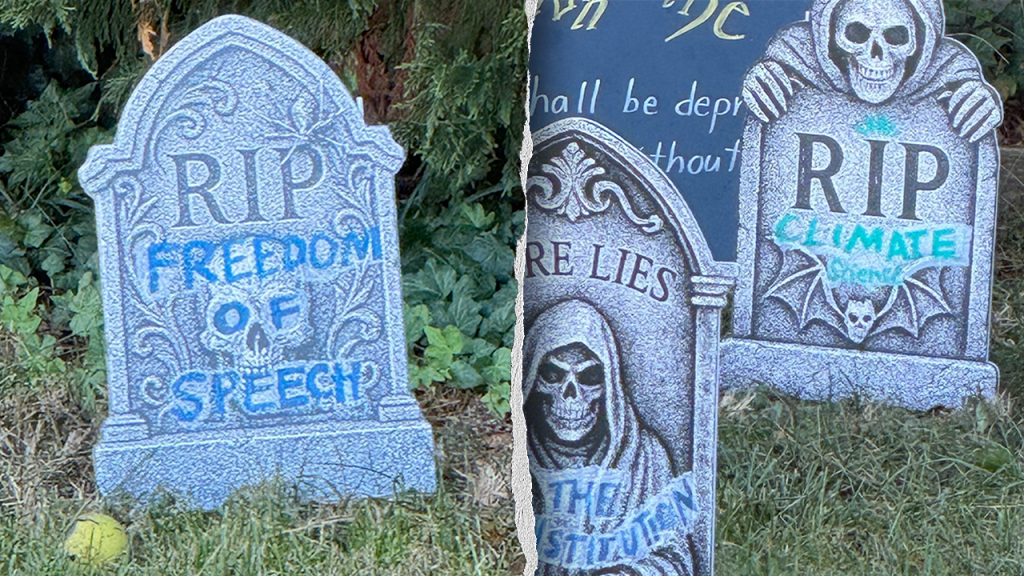 Halloween display causes trouble for Maryland Supreme Court justice