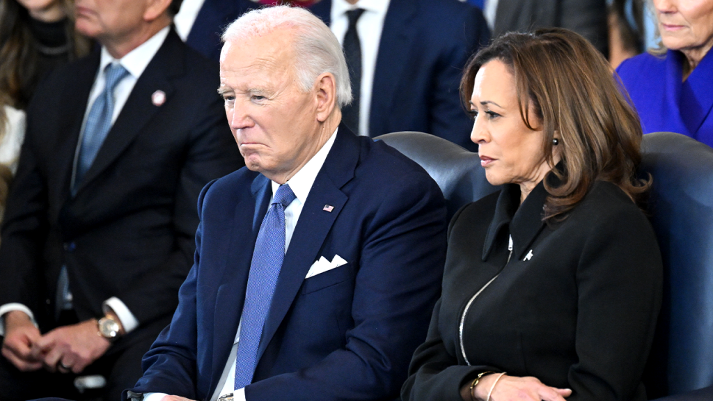 Harris states that Biden 'wasn't interested' in debating Trump in the 2024 election.
