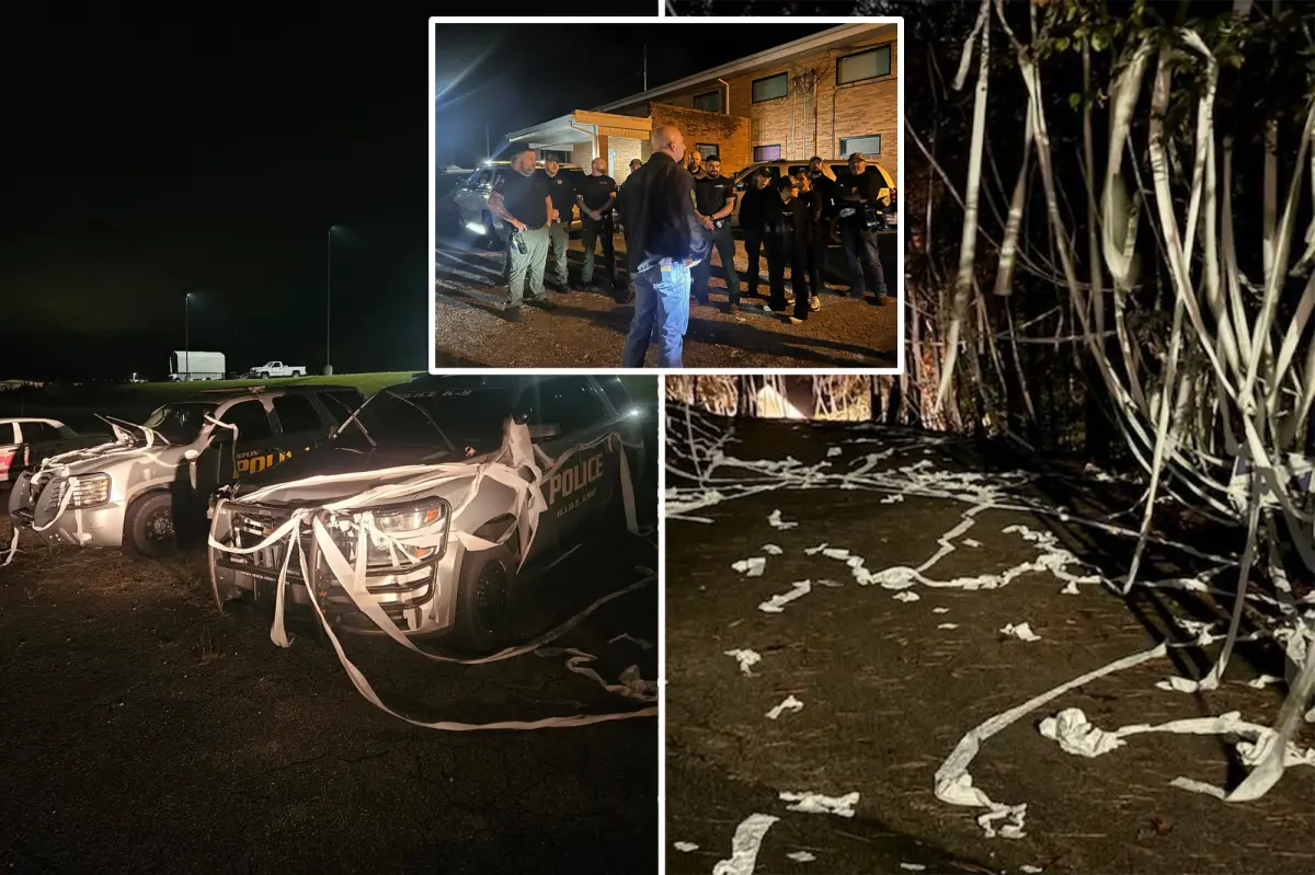 Heflin Police Department responds to high school seniors who decorated their headquarters with toilet paper.