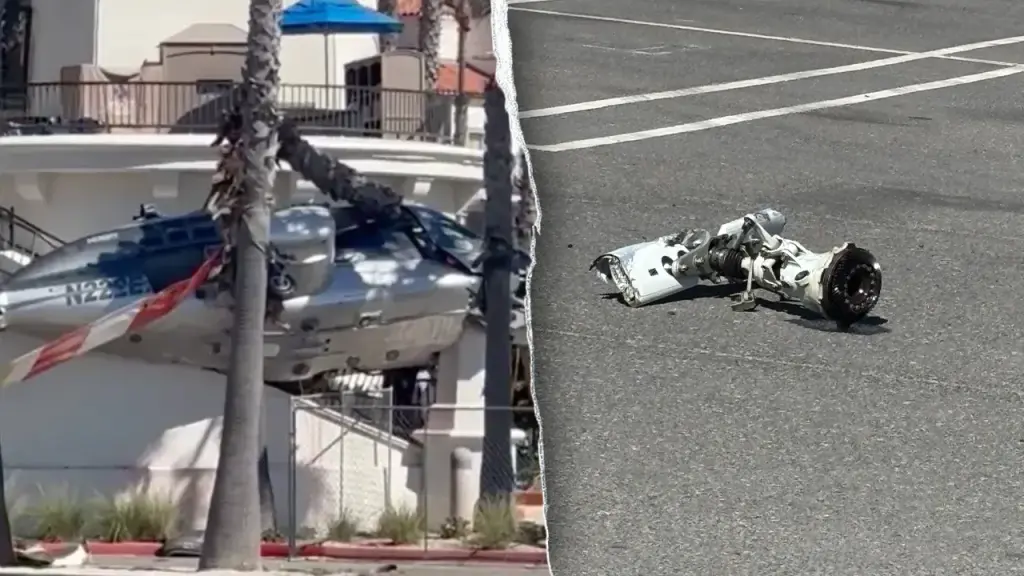 Helicopter accident in Huntington Beach sends 5 individuals to the hospital