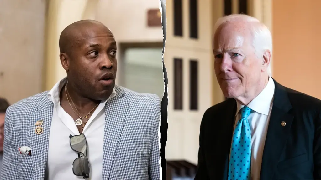 Hunt claims the GOP has abandoned Cornyn; the senator responds by labeling him a 'show horse'