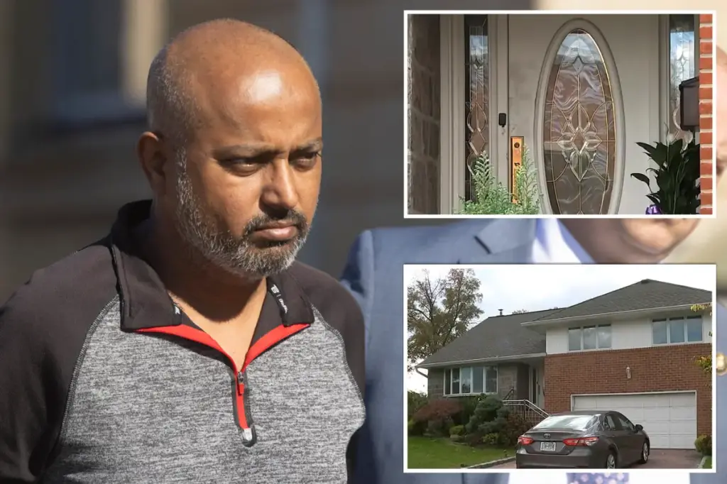 Husband poisoned wife with a substance similar to cyanide at their Long Island residence, according to police.