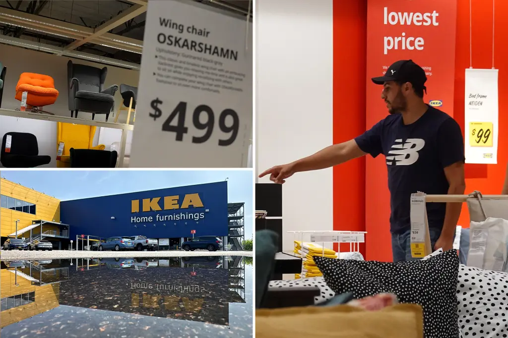 IKEA raises certain prices due to new furniture tariffs from Trump.