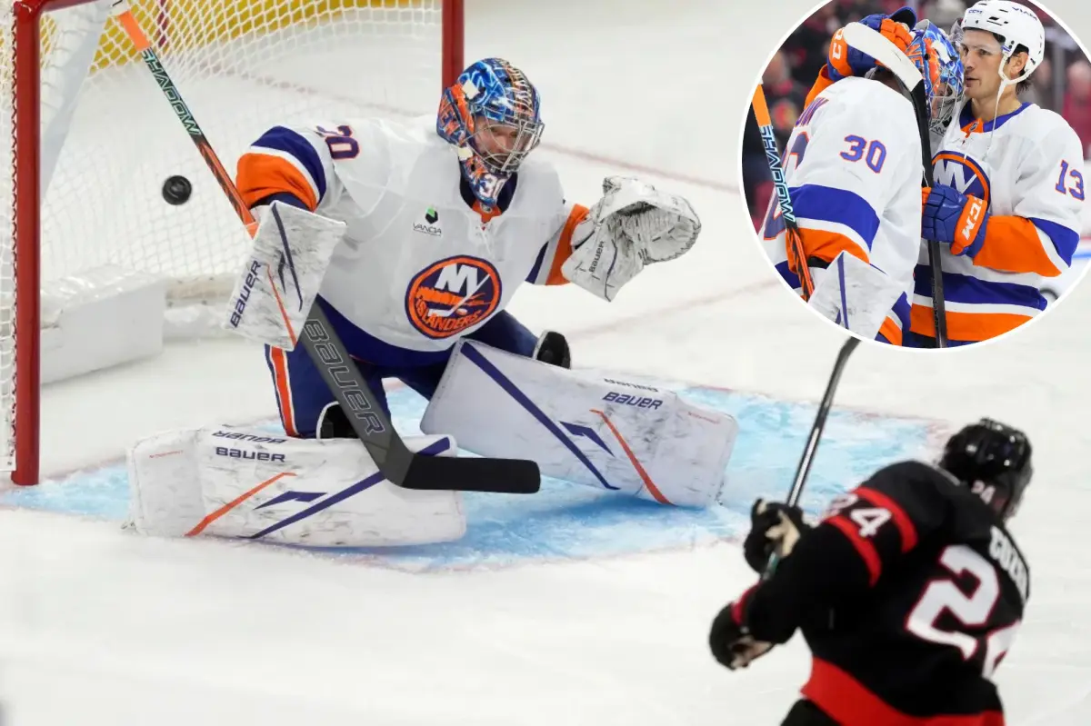 Ilya Sorokin still appeared uncertain for the Islanders despite a crucial penalty save.