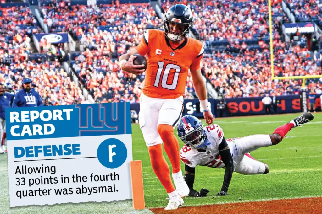 Insights and evaluation from the Giants' Week 7 defeat to the Broncos