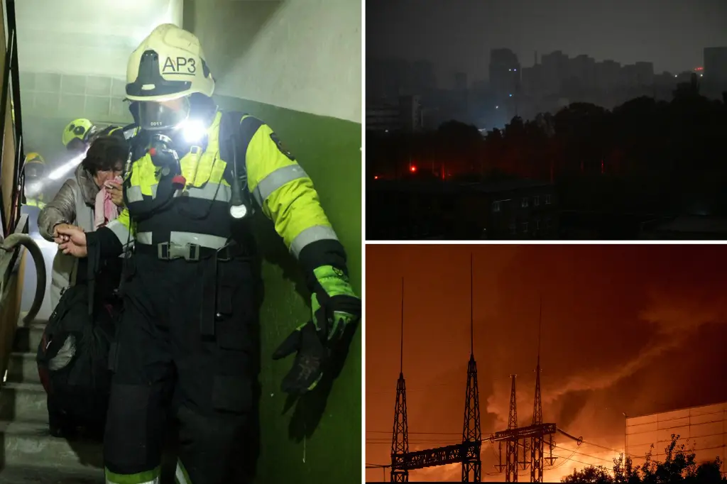 Intense Russian offensive leaves nine Ukrainian regions, including Kyiv, without power