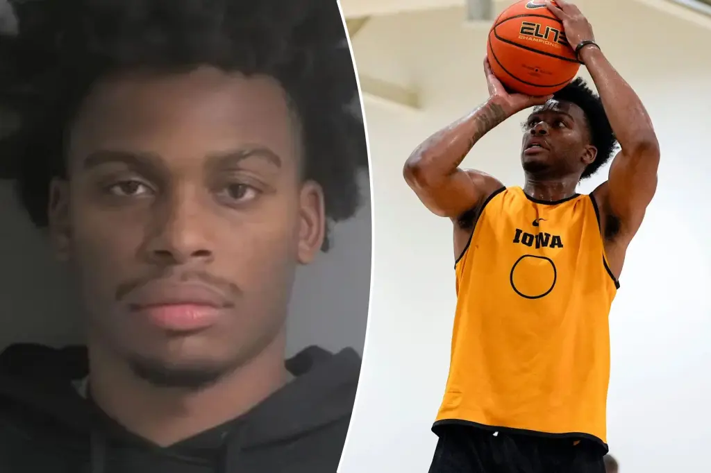 Iowa guard Tavion Banks taken into custody for supposed involvement in a drunken bar altercation