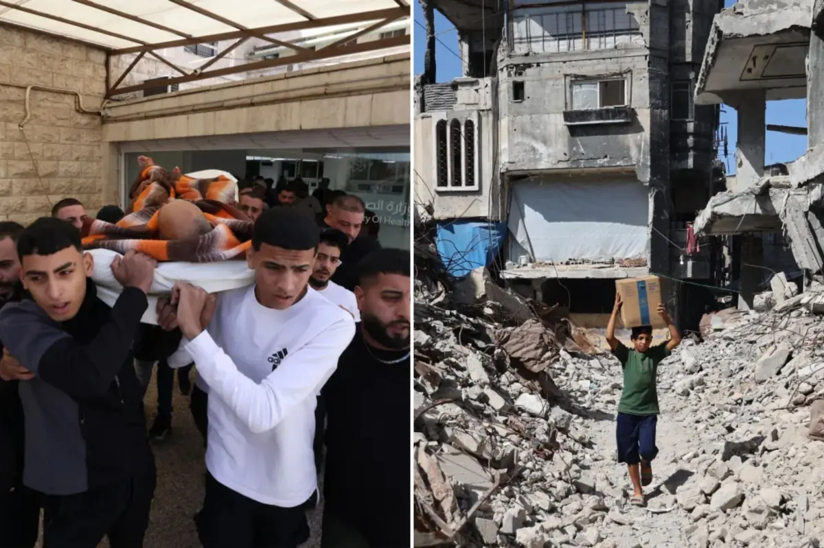 Israel conducts strikes in Gaza following claims of Hamas breaking the ceasefire with several attacks.