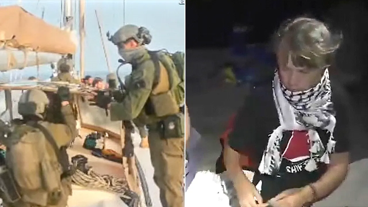 Israel stops 39 boats from Gaza aid mission and takes Greta Thunberg into custody.