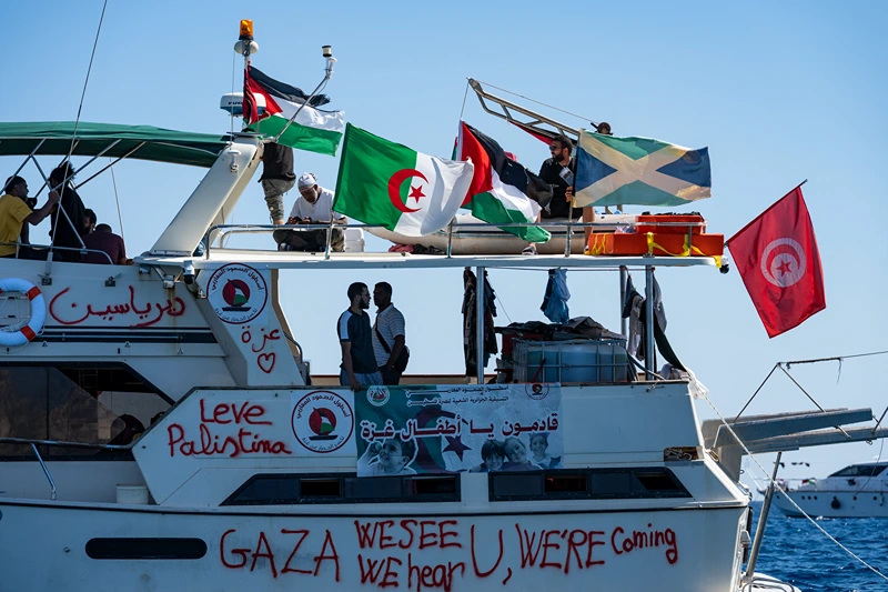 Israel stops Greta Thunberg’s ‘Global Sumud Flotilla’ from breaking the Gaza blockade