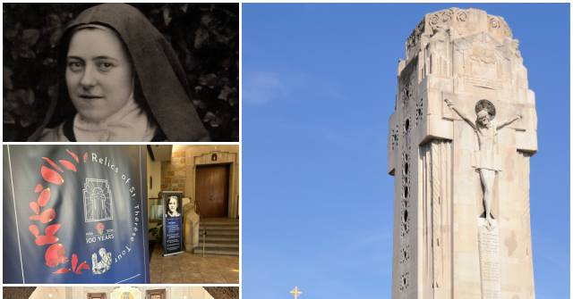 Items related to St. Thérèse start U.S. tour at a historic Catholic church in Michigan named after the cherished French saint.