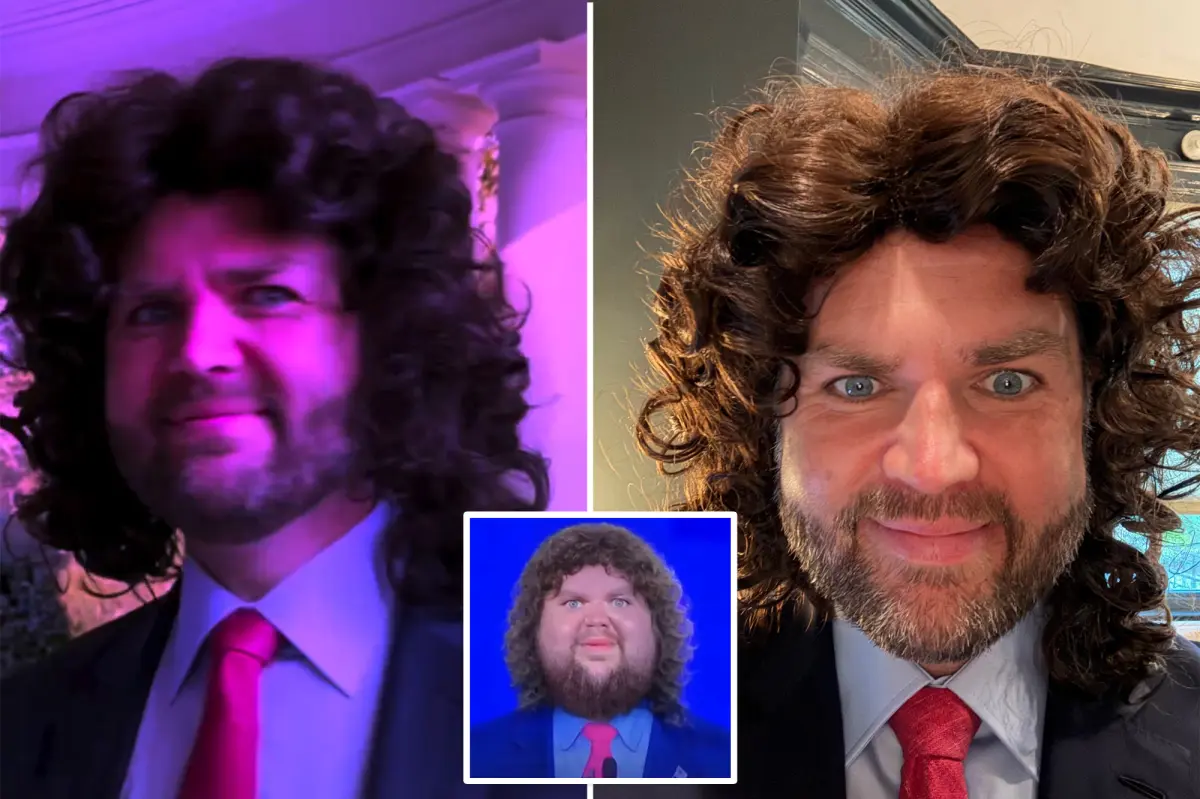 JD Vance costumes as a humorous version of himself for Halloween