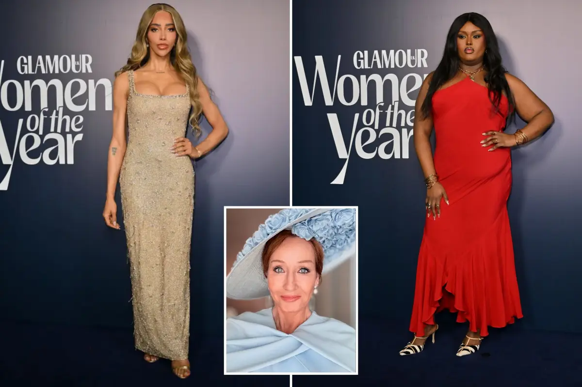 JK Rowling sparks anger after Glamour UK honors a group of trans 'dolls' as 'Women of the Year'