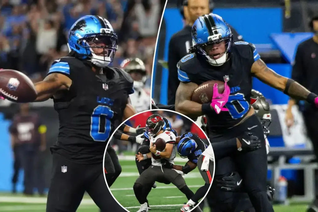 Jahmyr Gibbs' incredible performance leads Lions to a dominating victory over Buccaneers