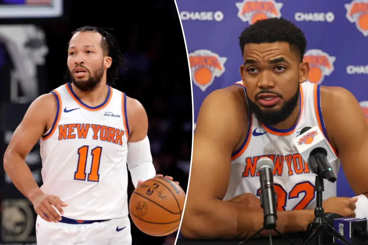Jalen Brunson and Karl-Anthony Towns dismiss excitement surrounding the Knicks