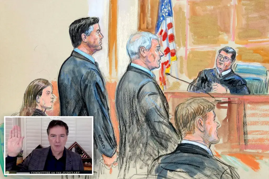 James Comey, former FBI director, seeks to dismiss the indictment for lying to Congress, arguing that Senator Ted Cruz's questions were overly lengthy and confusing.