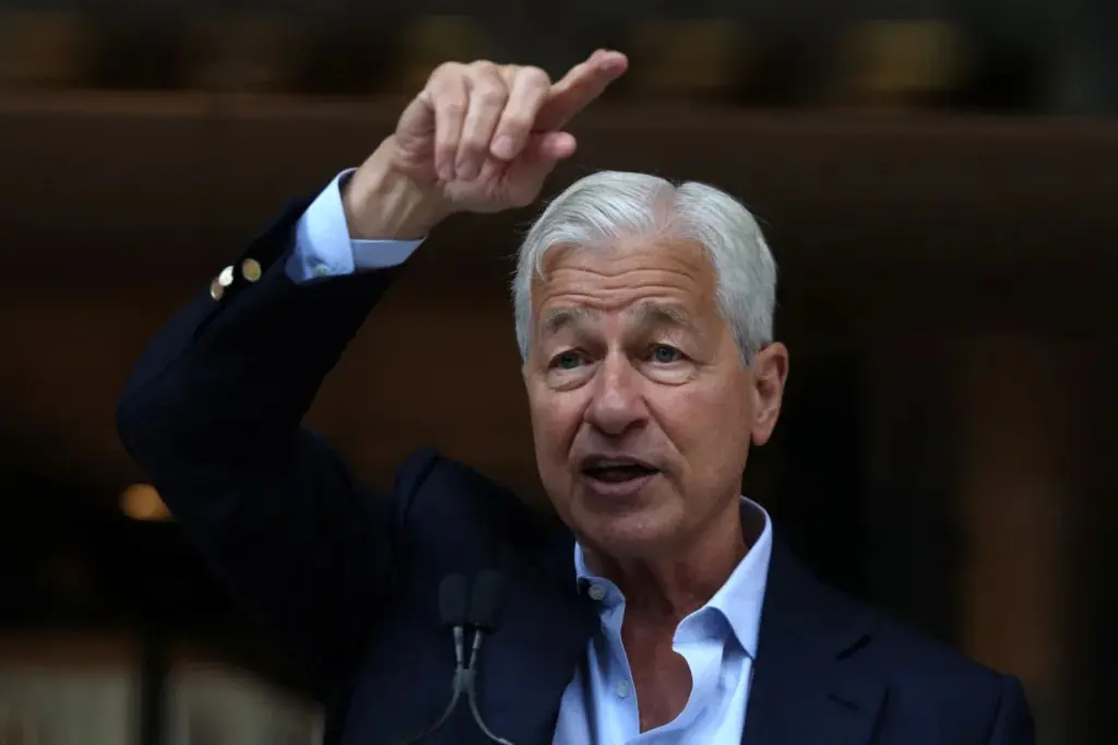 Jamie Dimon from JPMorgan is much more concerned about a possible drop in the stock market than many on Wall Street.