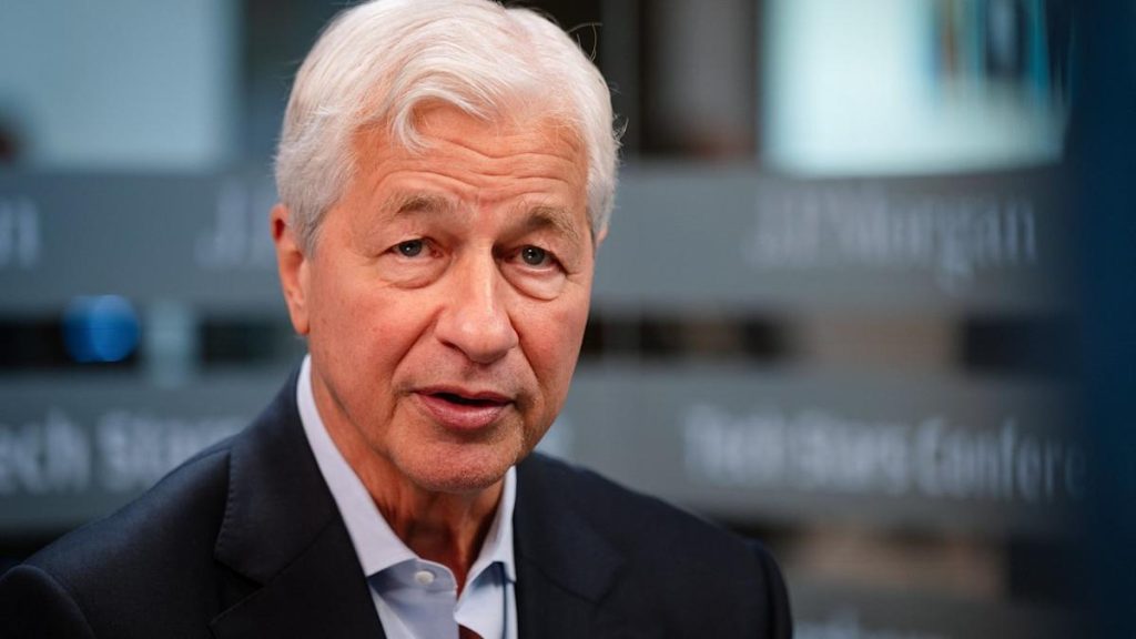 Jamie Dimon is cautioning about the stock market.